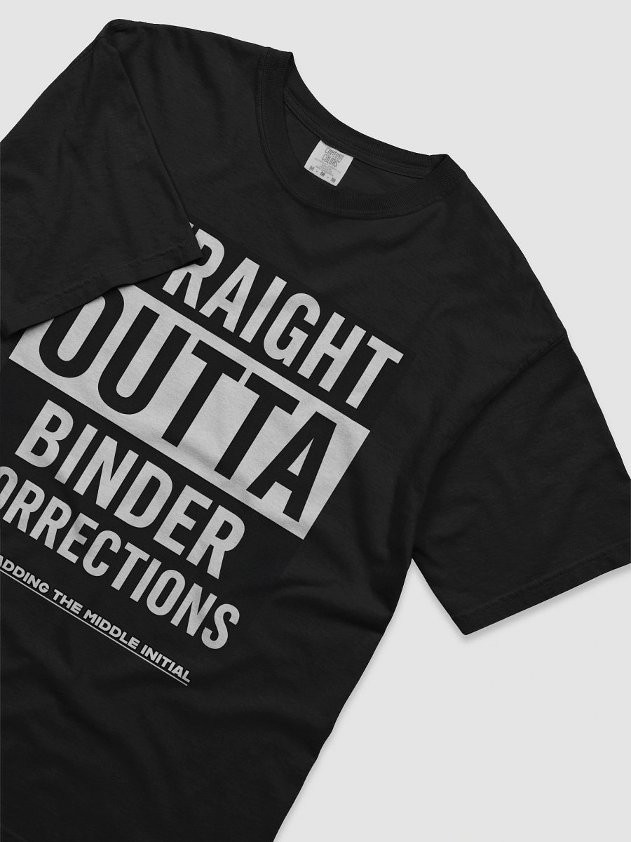 Straight Outta Binder Corrections Shirt product image (22)