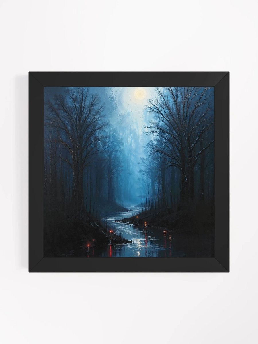 Moonlit Stream Framed Print product image (35)