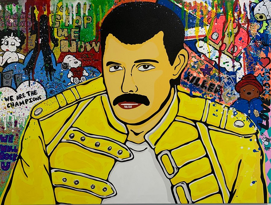 Freddie - Mixed media original product image (5)