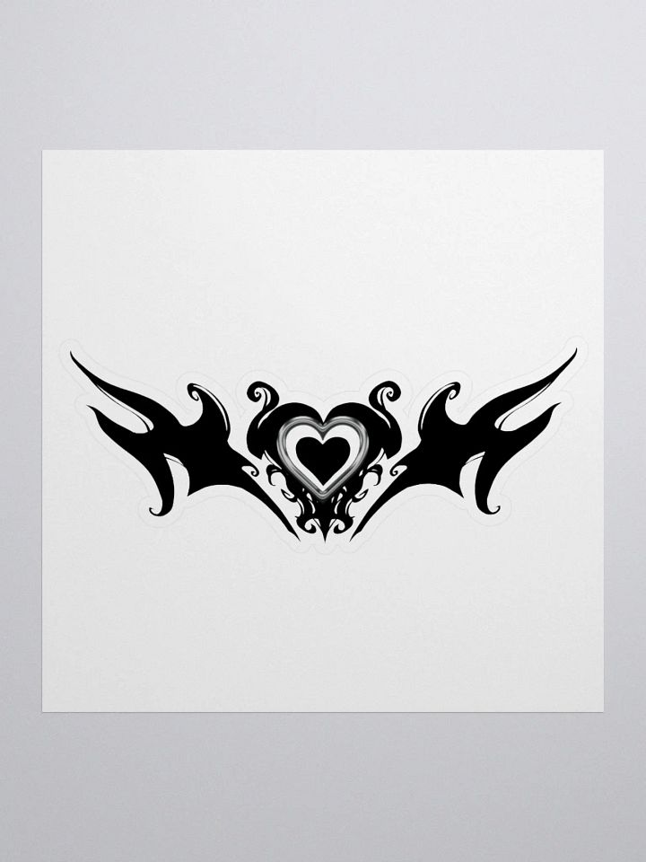 cyber heart sticker 𓆩🖤𓆪 product image (1)