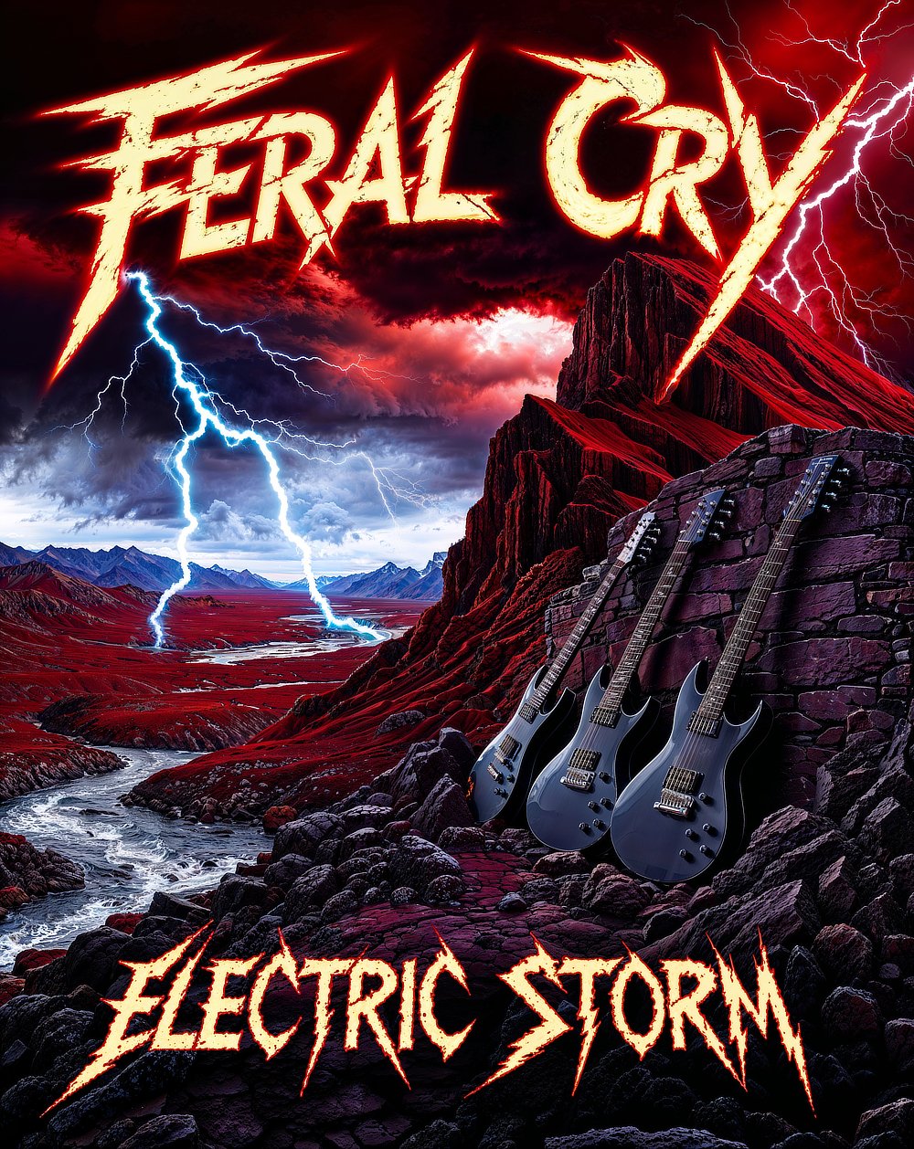 Electric Storm Metal Album Poster product image (1)