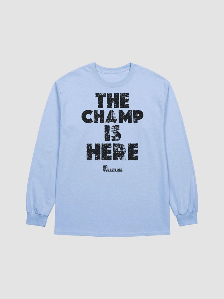 QSHW THE CHAMP IS HERE (BLACK DESIGN) LONG T-SHIRT product image (5)