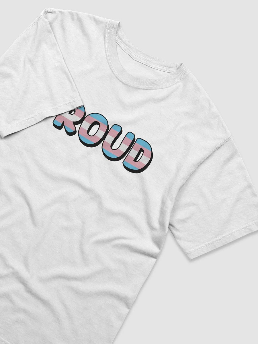 The 'PROUD trans' T-Shirt - White product image (3)