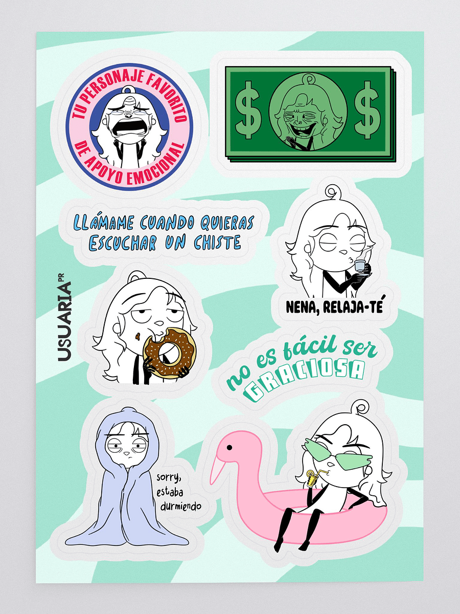 Usuariapr Sticker Sheet 1 product image (4)