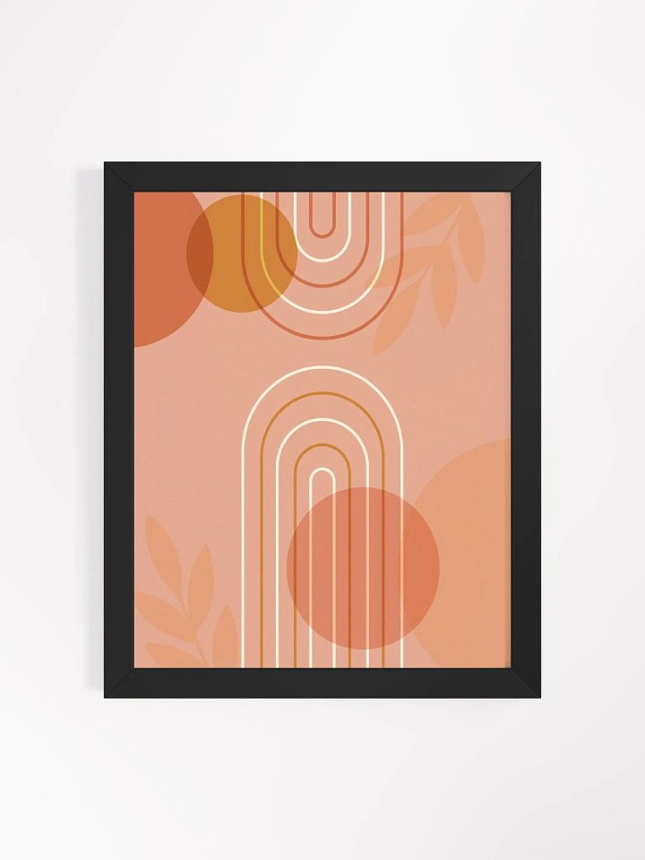 Eco-Friendly Ayous Wood Framed Matte Poster product image (4)
