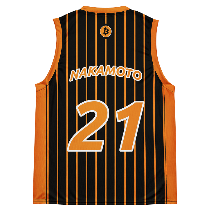 Nakamoto Bitcoin Jersey (Black) product image (1)