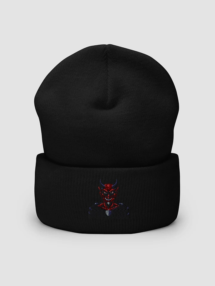 [xEvilShadowx187] Embroidered Cuffed Beanie Yupoong 1501KC product image (1)