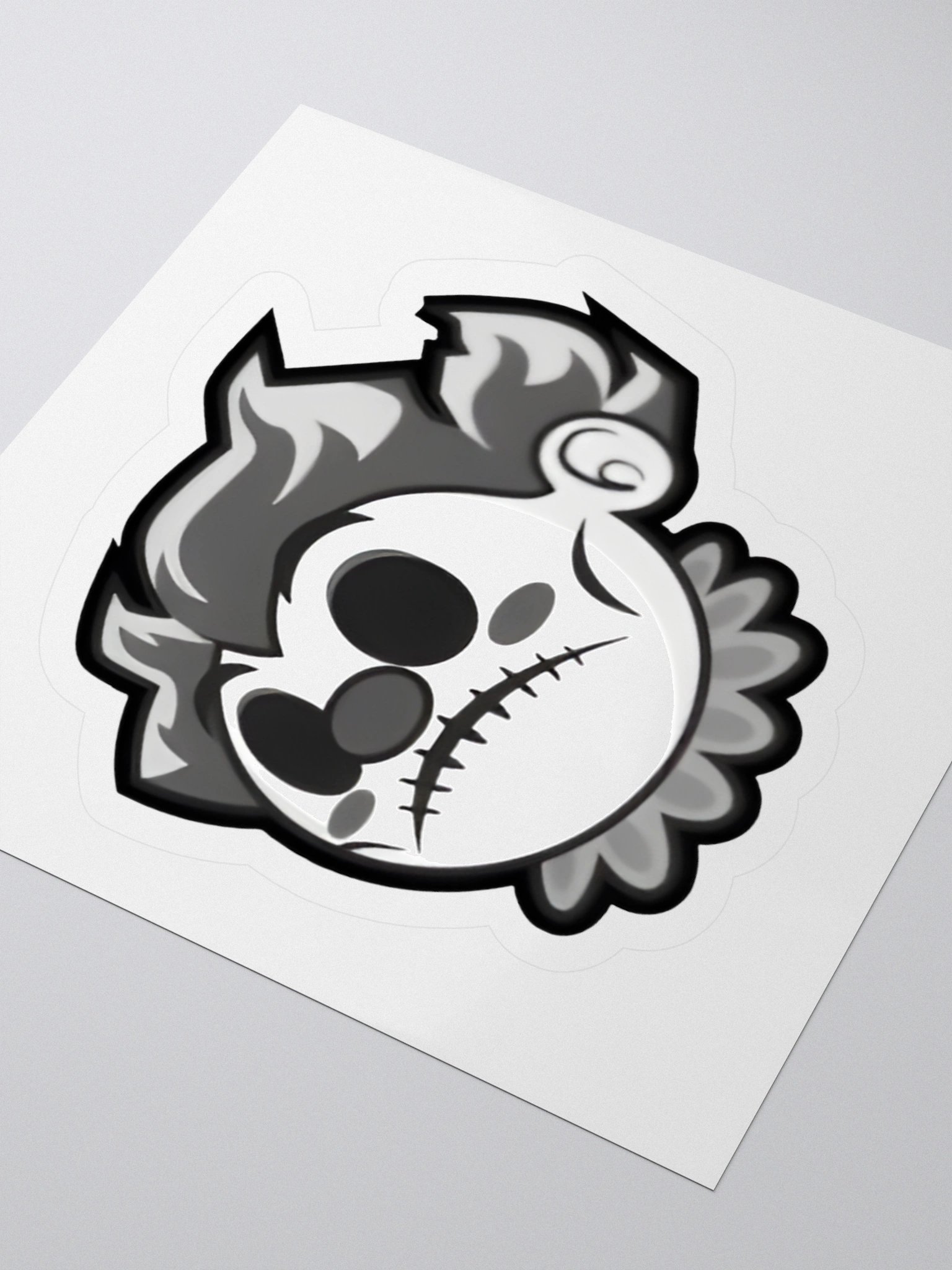 Dead CCJ - Black & White Sticker product image (3)