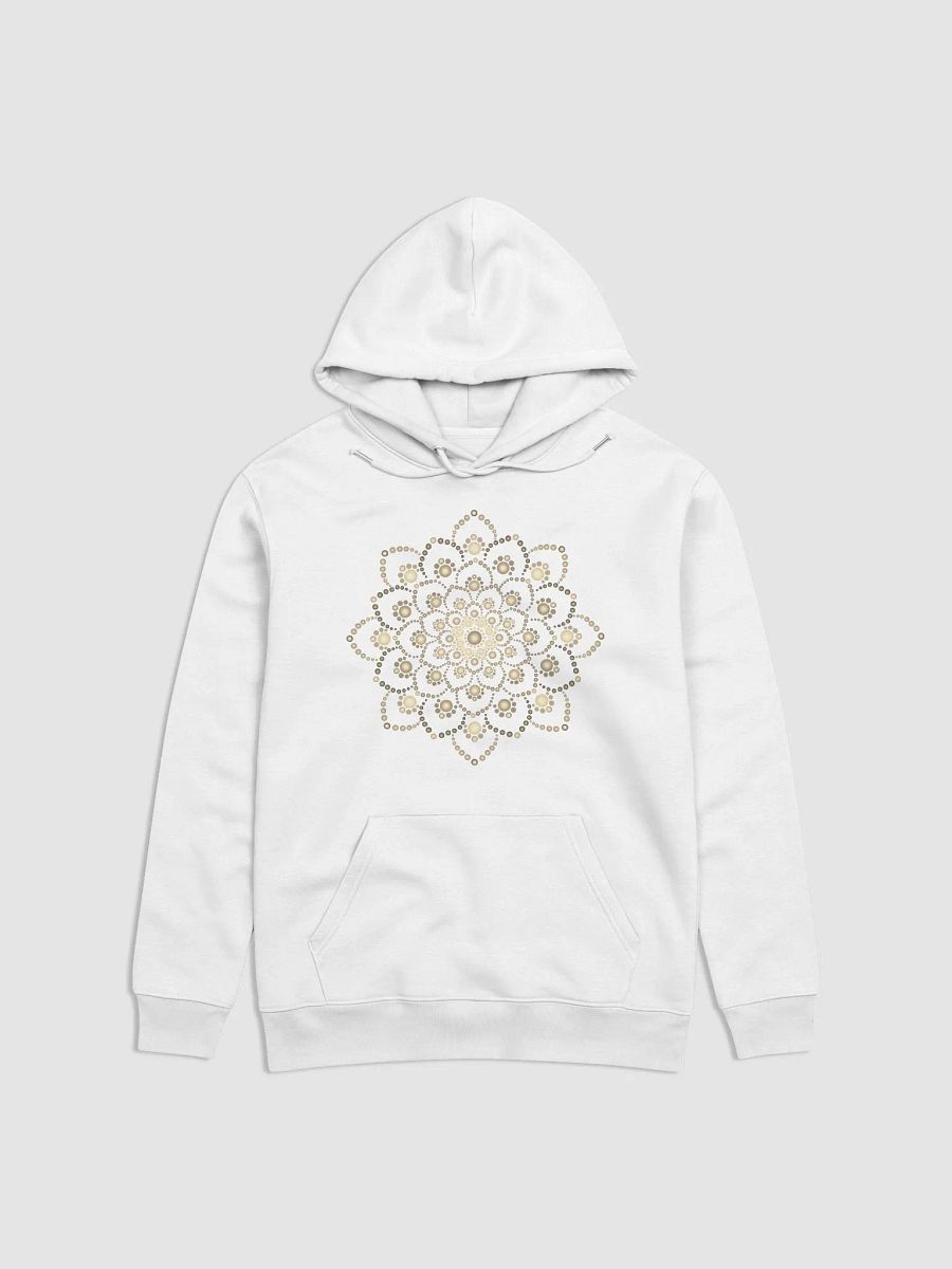 Golden-Brown Mandala Unisex Eco Hoodie product image (2)