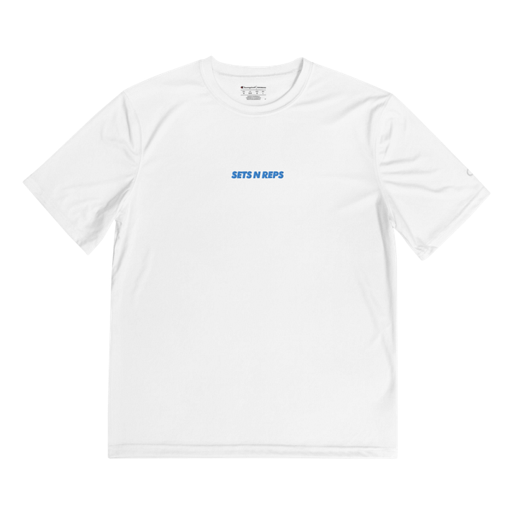 Sets N Reps Champion Double Dry® Performance T-Shirt In Sky Blue Font product image (1)