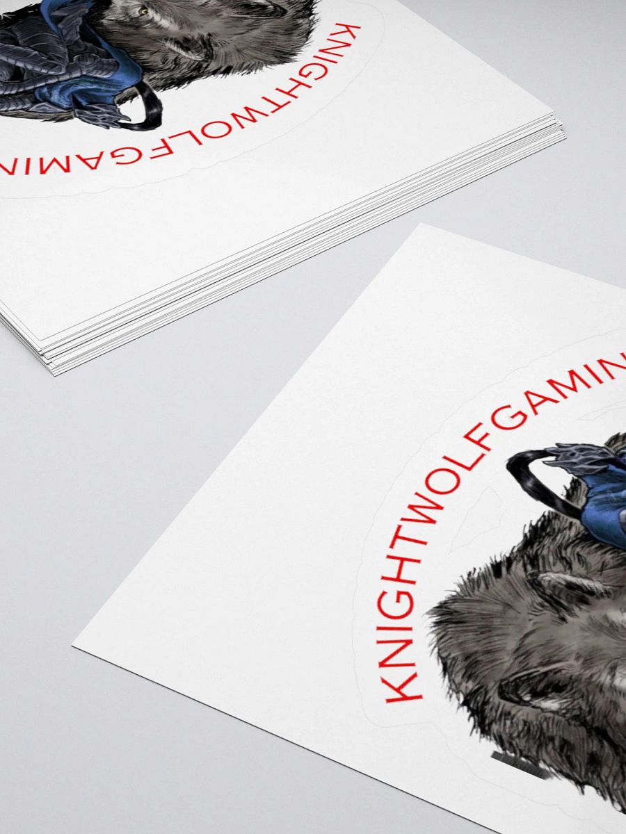KnightWolfGaming Kiss Cut Stickers product image (14)