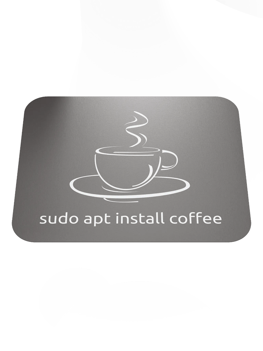 apt install coffee Mouse Pad product image (2)