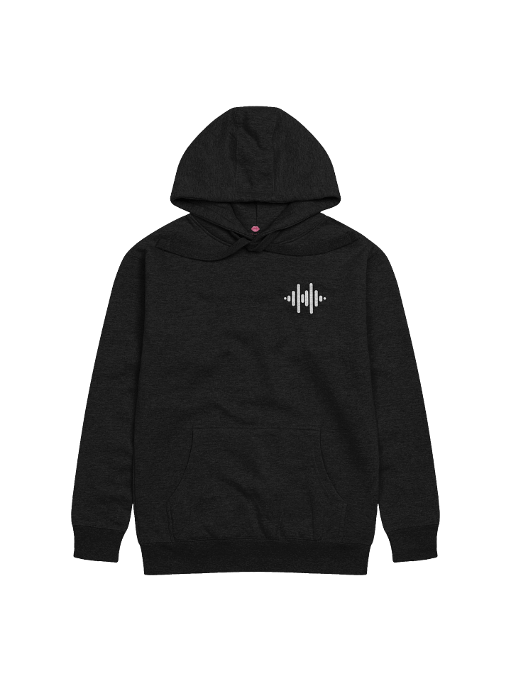 ASMR with MAPA Premium Unisex Hoodie – Soundwave Design (Black) product image (1)