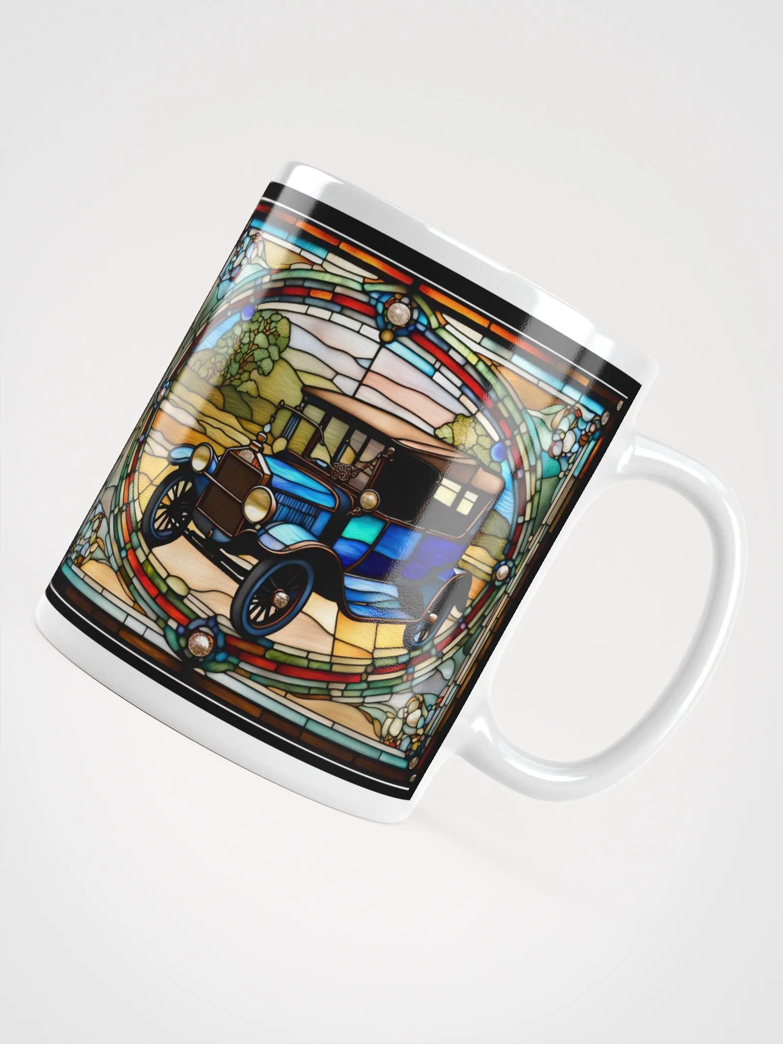 #006 Sapphire Model-T Stained Glass Mug product image (12)