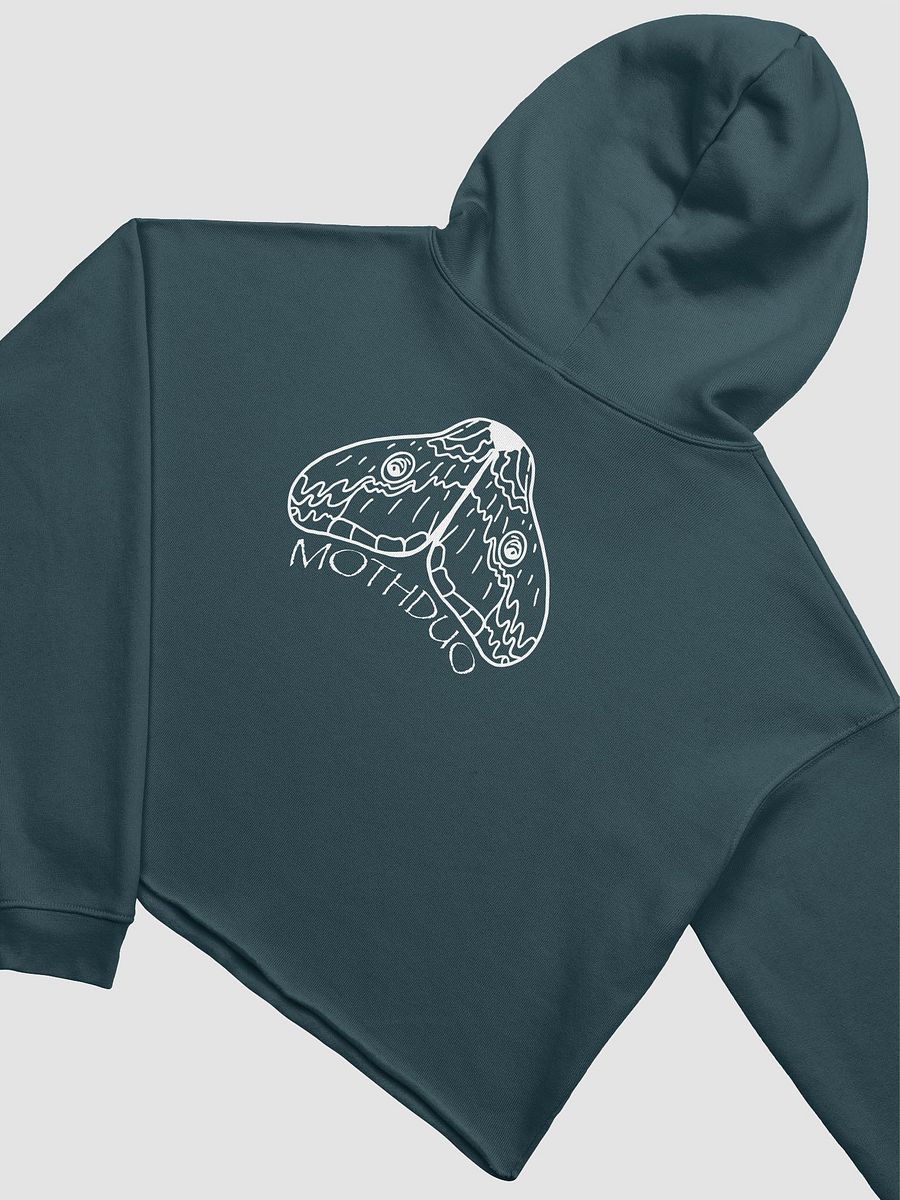 Mothduo Cropped Hoodie - White (Wings Edition) product image (28)