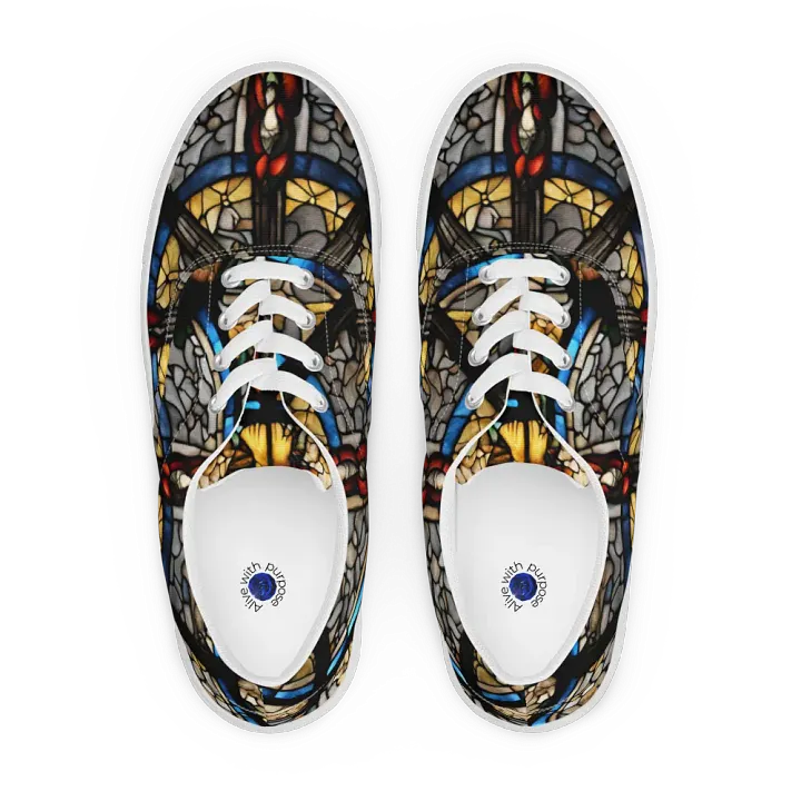 Symmetry in Bloom Men's Canvas Shoes product image (2)
