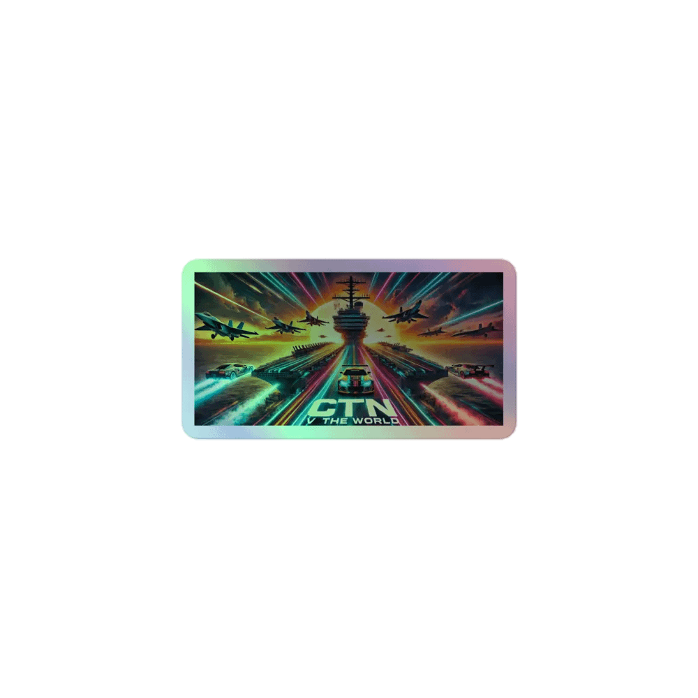 CTN v The World Holographic Sticker product image (1)