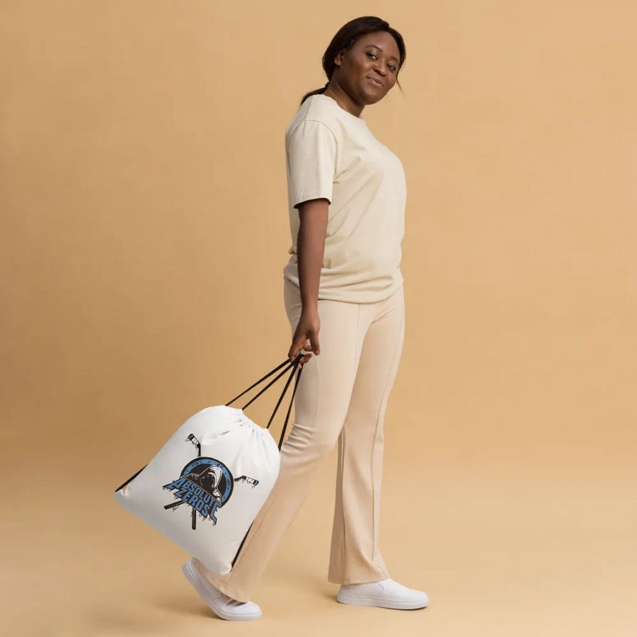 White Drawstring Bag product image (3)