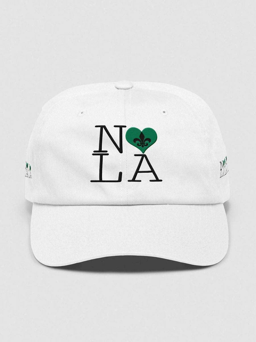 I LOVE NOLA **EMBROIDERED CAP LEGACY LOGO** (GREEN HEART) product image (1)