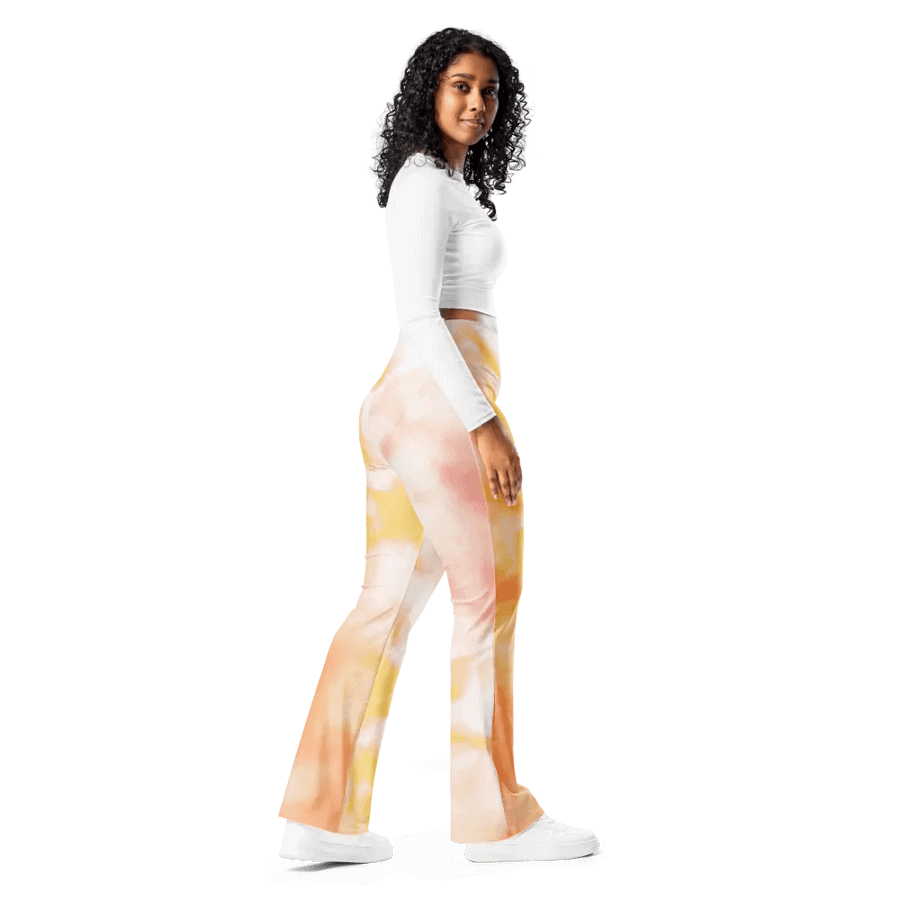 Sunset Burst Flare Leggings product image (7)