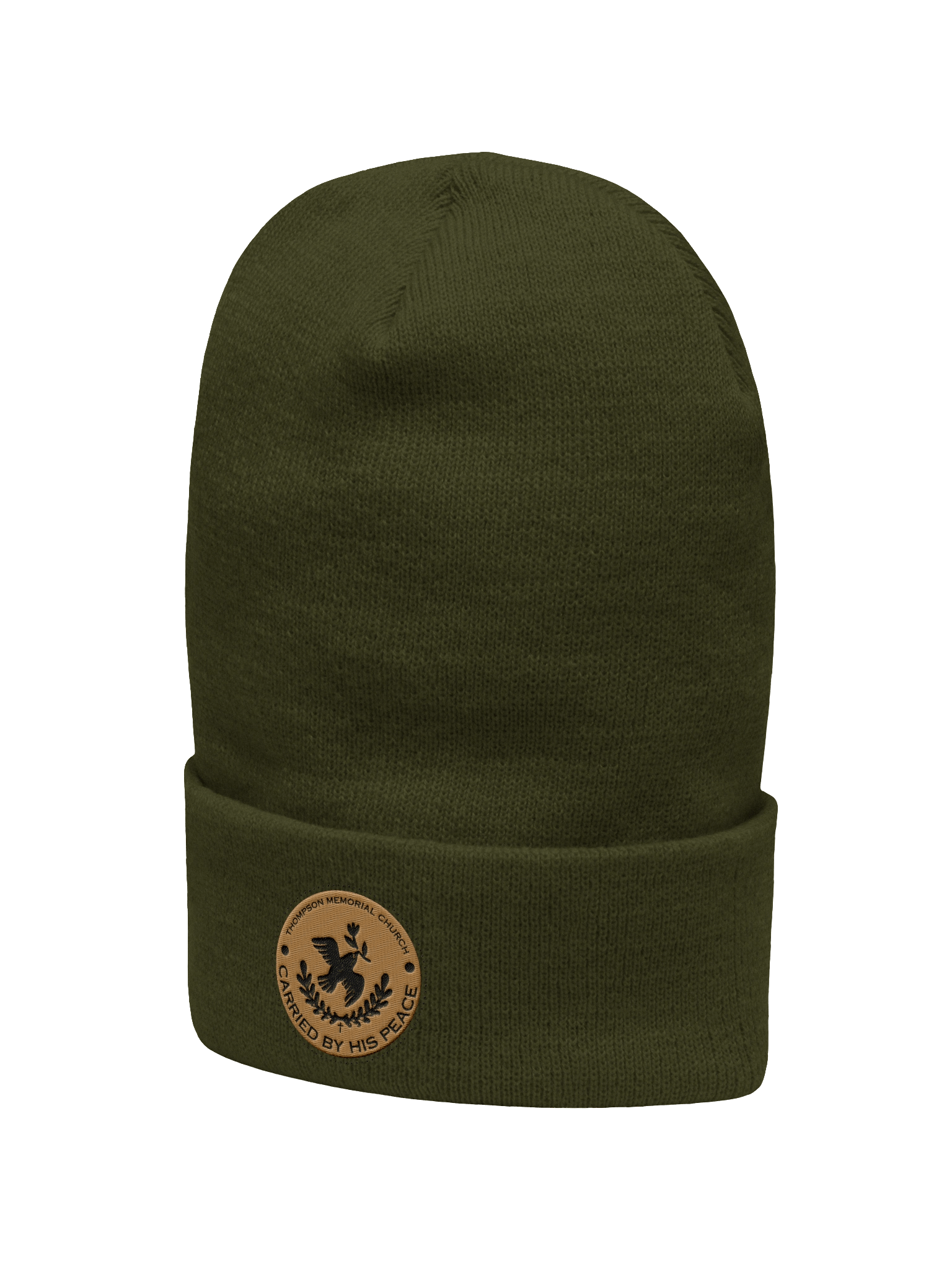 Carried By His Peace Winter Beanie product image (2)