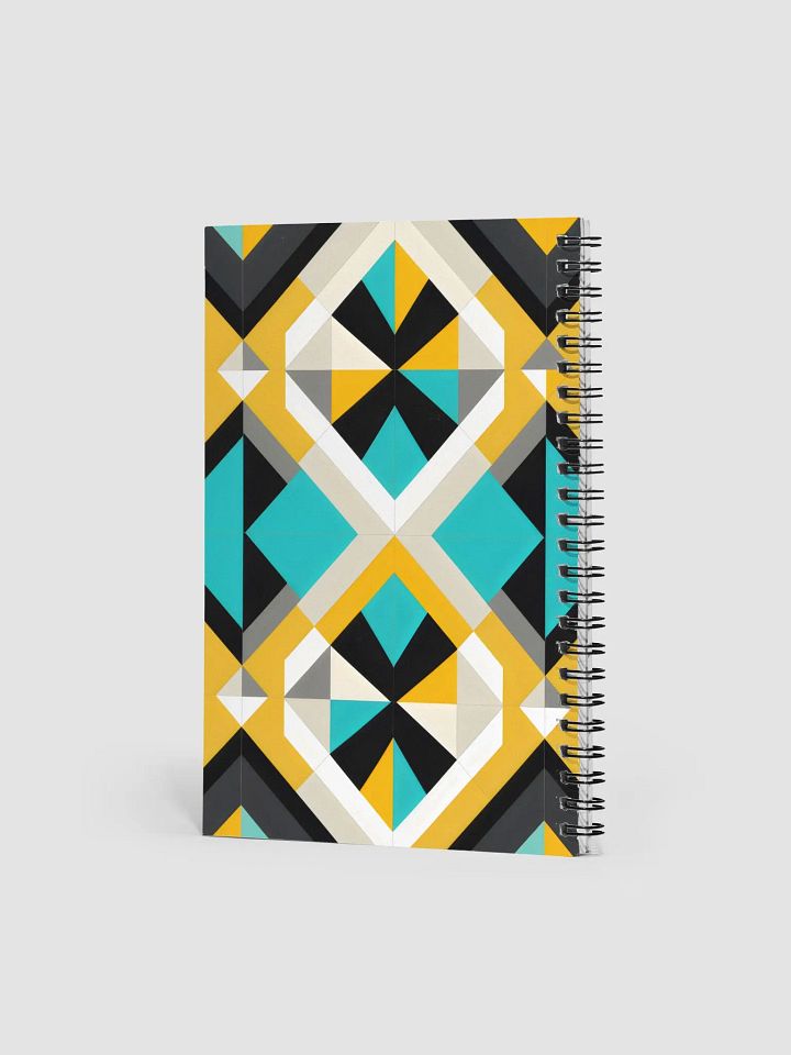 Geometric Harmony Spiral Notebook product image (2)