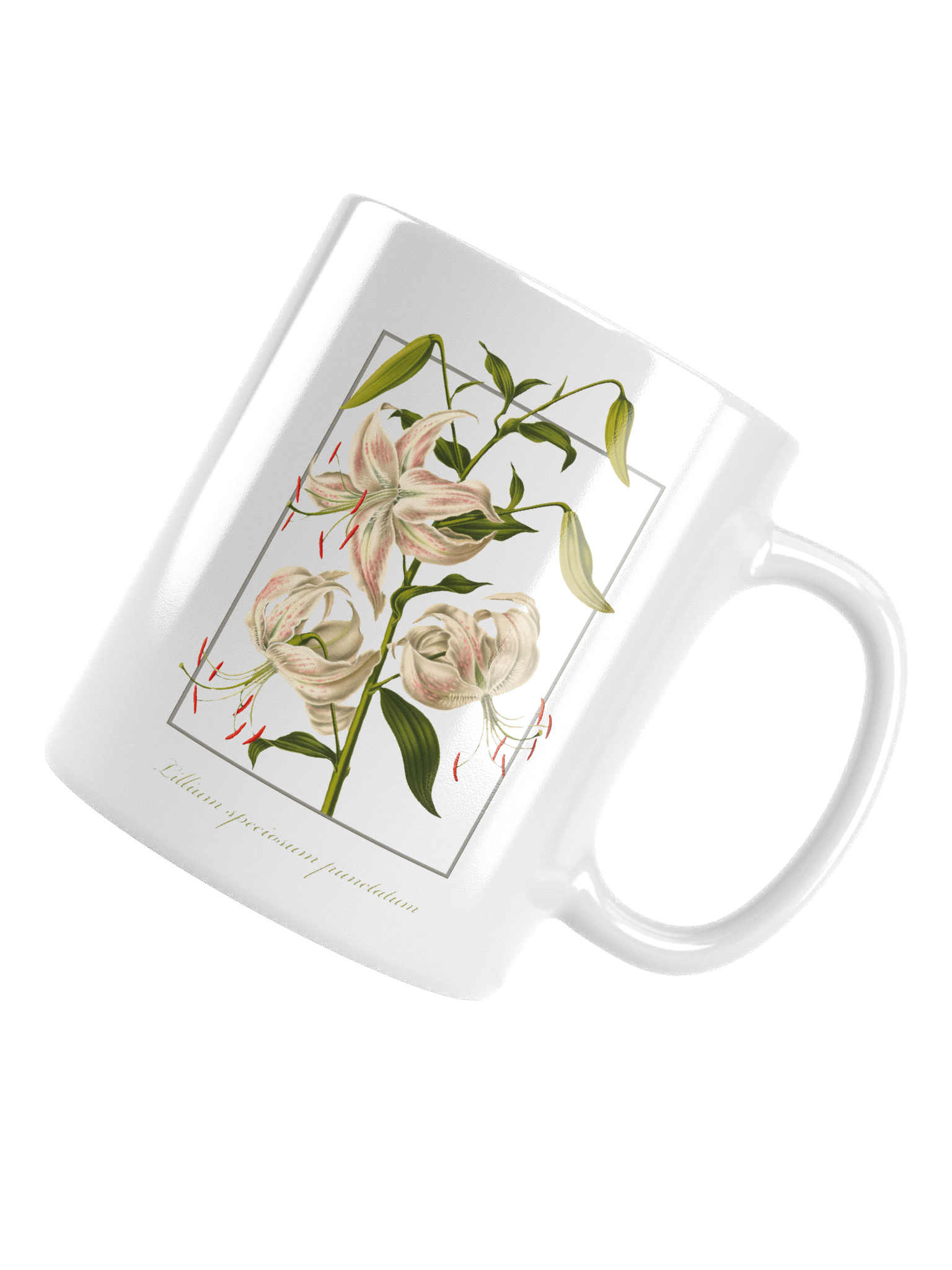 Japanese Lily Ceramic Mug product image (5)