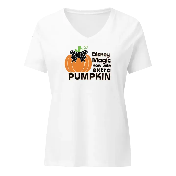 Disney Magic and a Dose of Pumpkin Halloween V-Neck Tee product image (1)