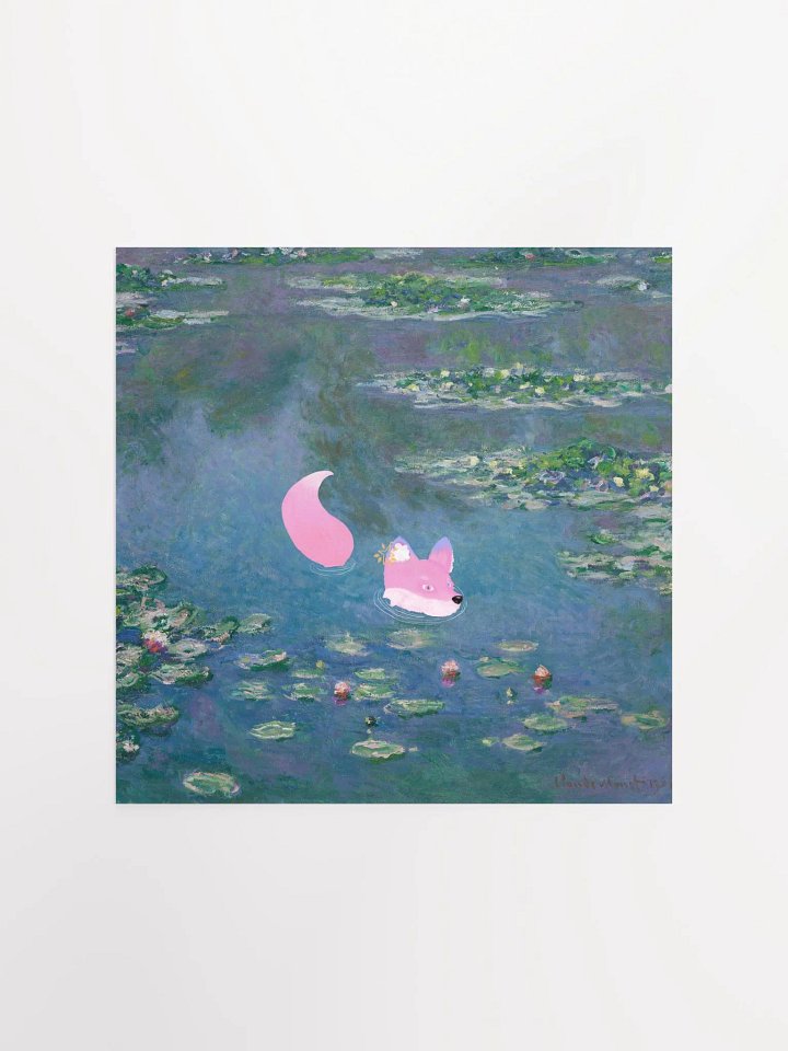 Monet's f0x matte print product image (1)