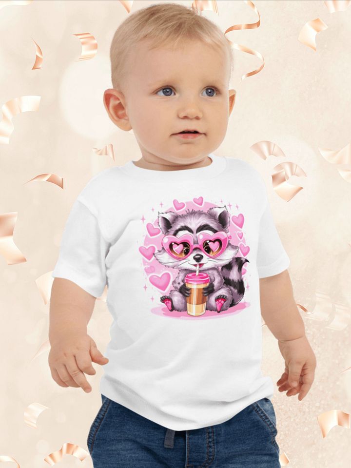Whimsical Raccoon Baby Tee product image (1)