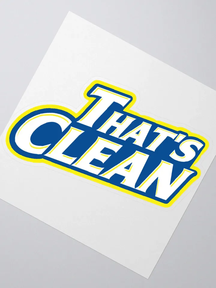 That's CLEAN sticker product image (5)