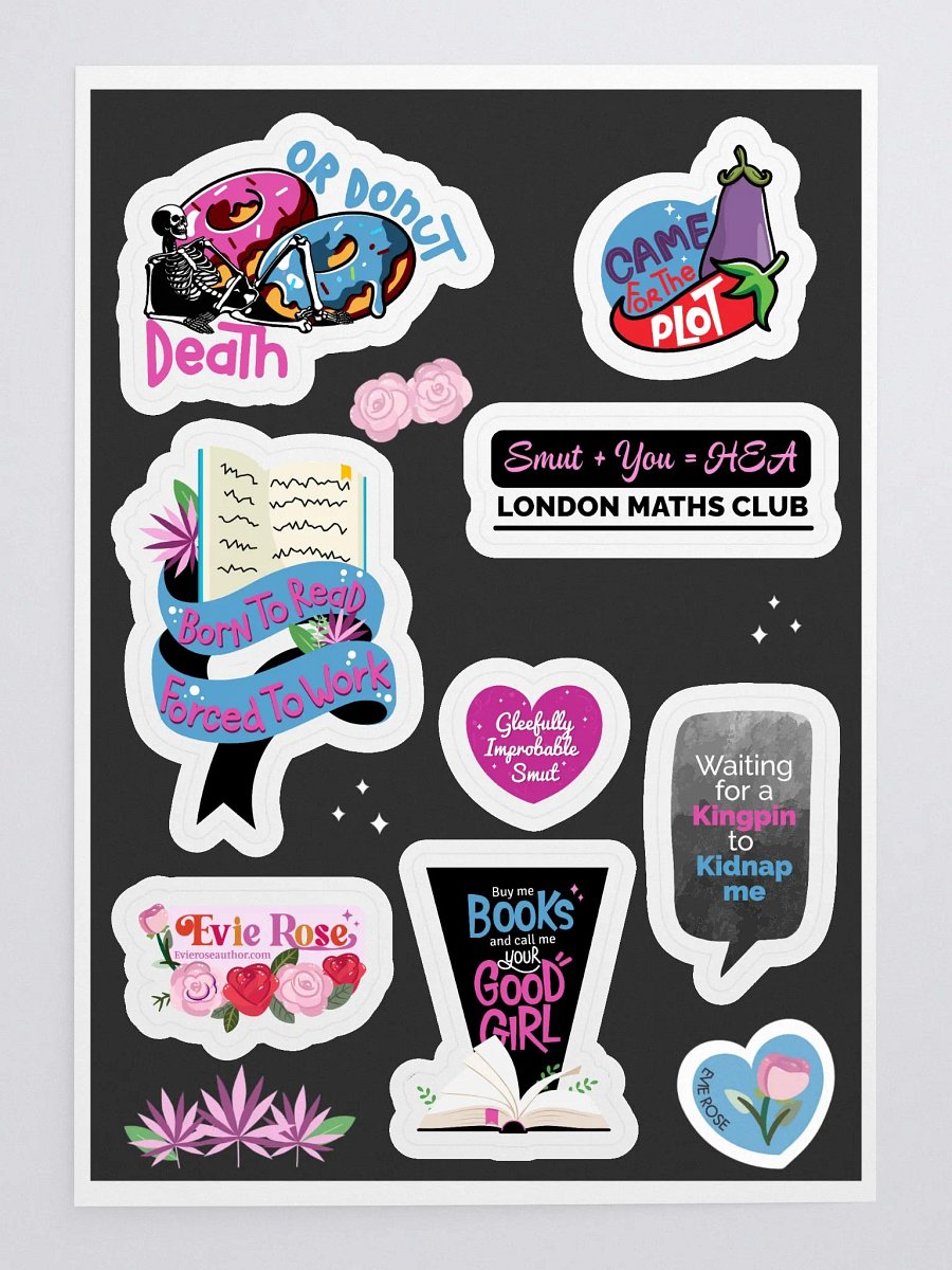 Book Lover Sticker Sheet product image (3)
