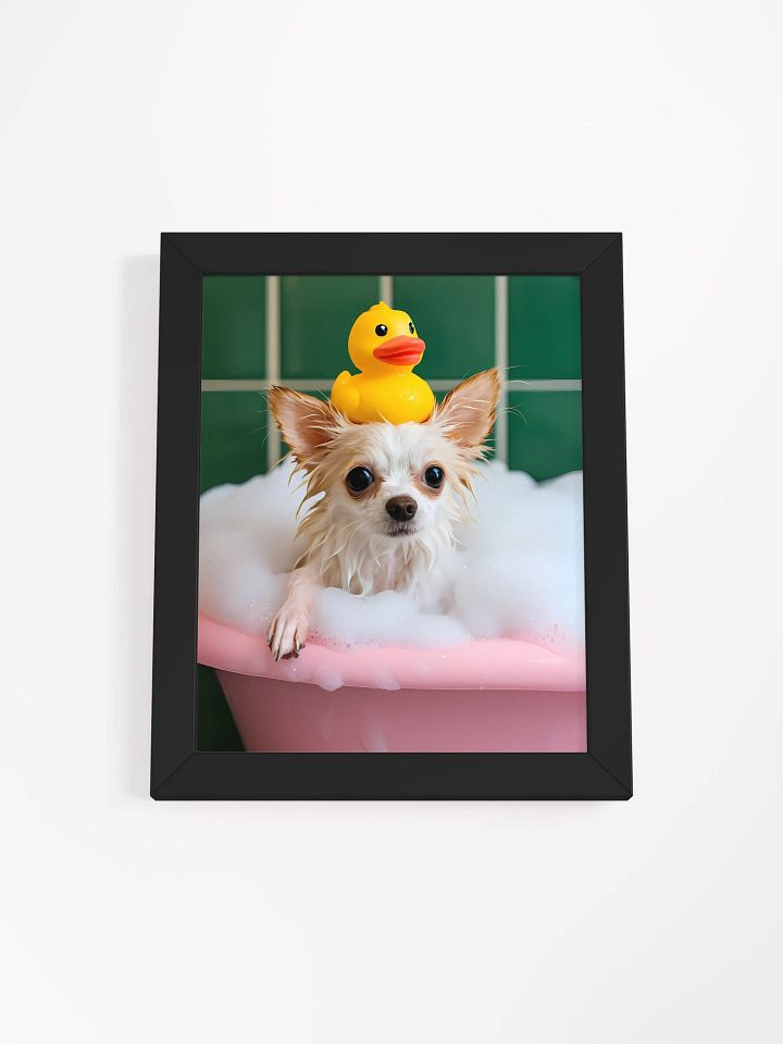 Bubbly Chihuahua Framed Matte Poster product image (2)