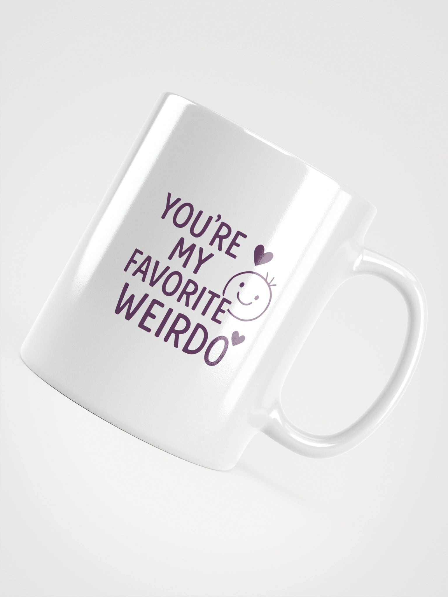 You’re My Favorite Weirdo White Glossy Mug product image (10)