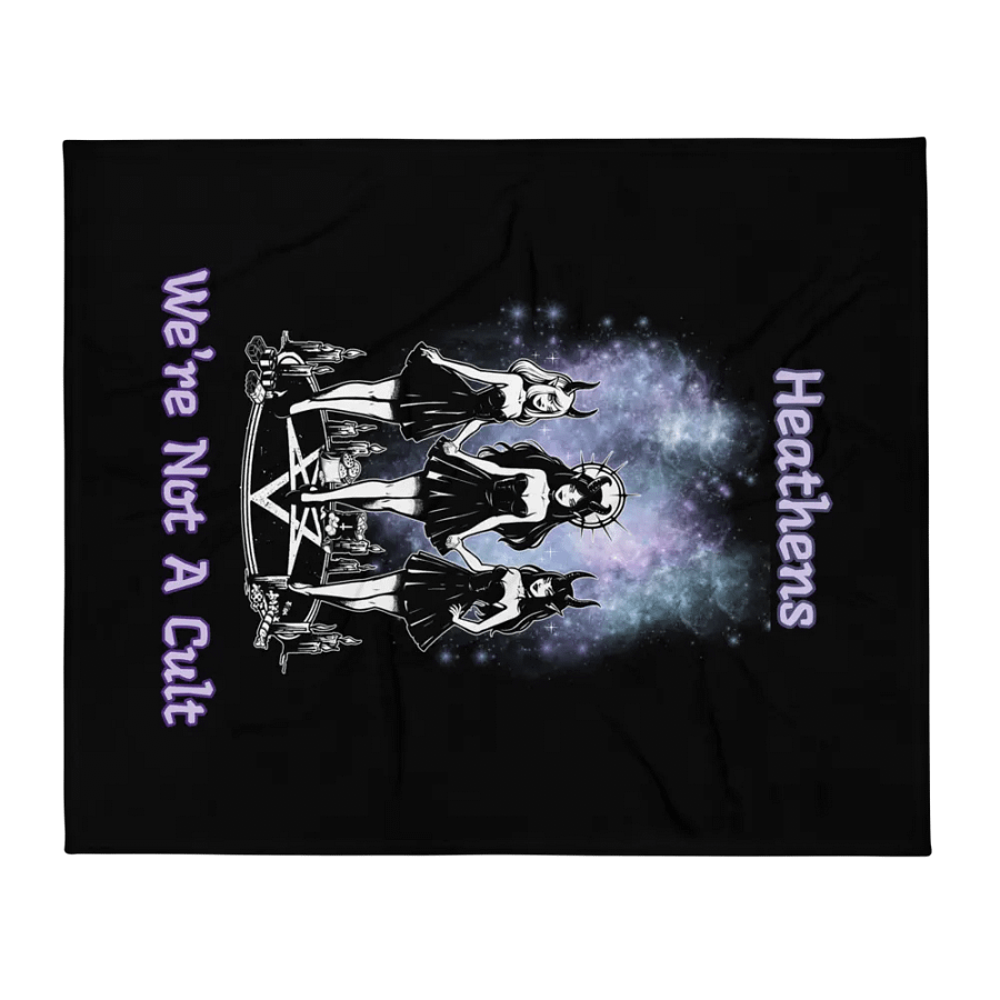 We're Not A Cult Blanket W/Background product image (1)