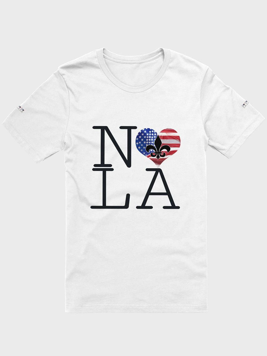 I LOVE NOLA **SUPERSOFT LEGACY TEE** (USA HEART LEGACY SLEEVES) product image (6)