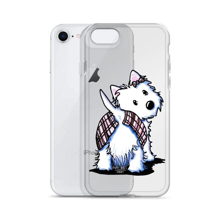 Westie Highland Moon Clear iPhone Case product image (2)