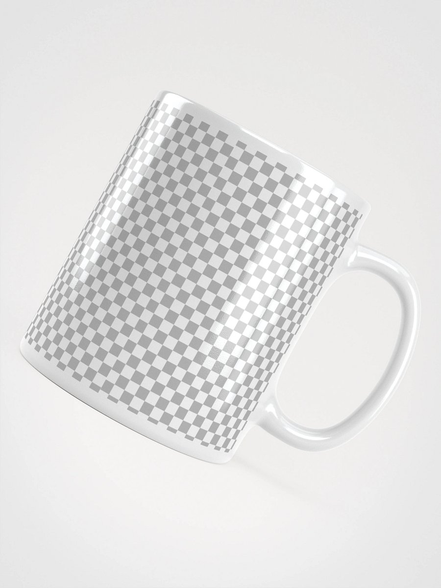 Transparecy Grid White Glossy Mug product image (12)