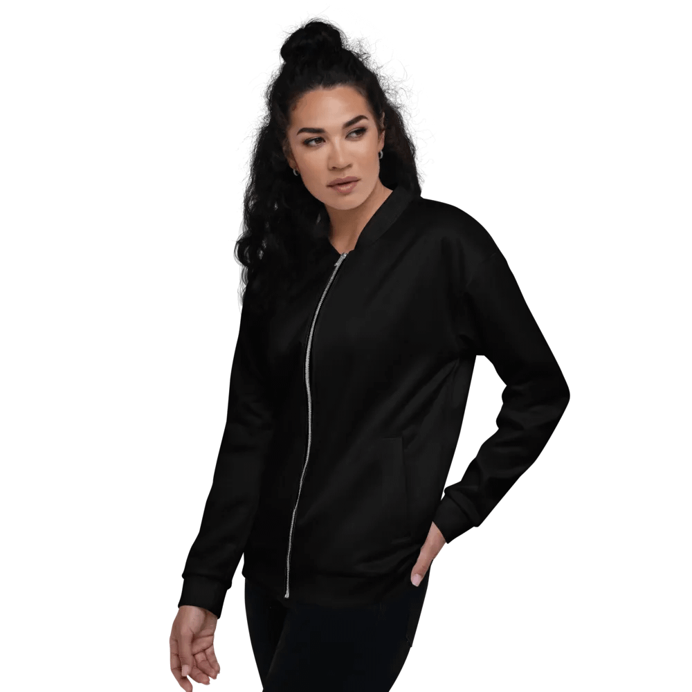 Pure Black Bomber Jacket product image (3)