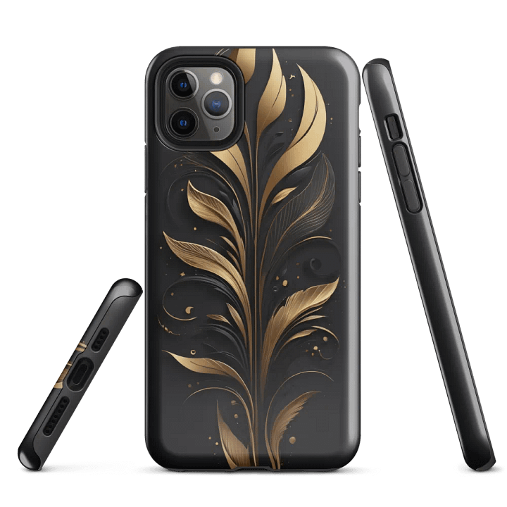Tough Case for iPhone® – The golden Leaves product image (5)