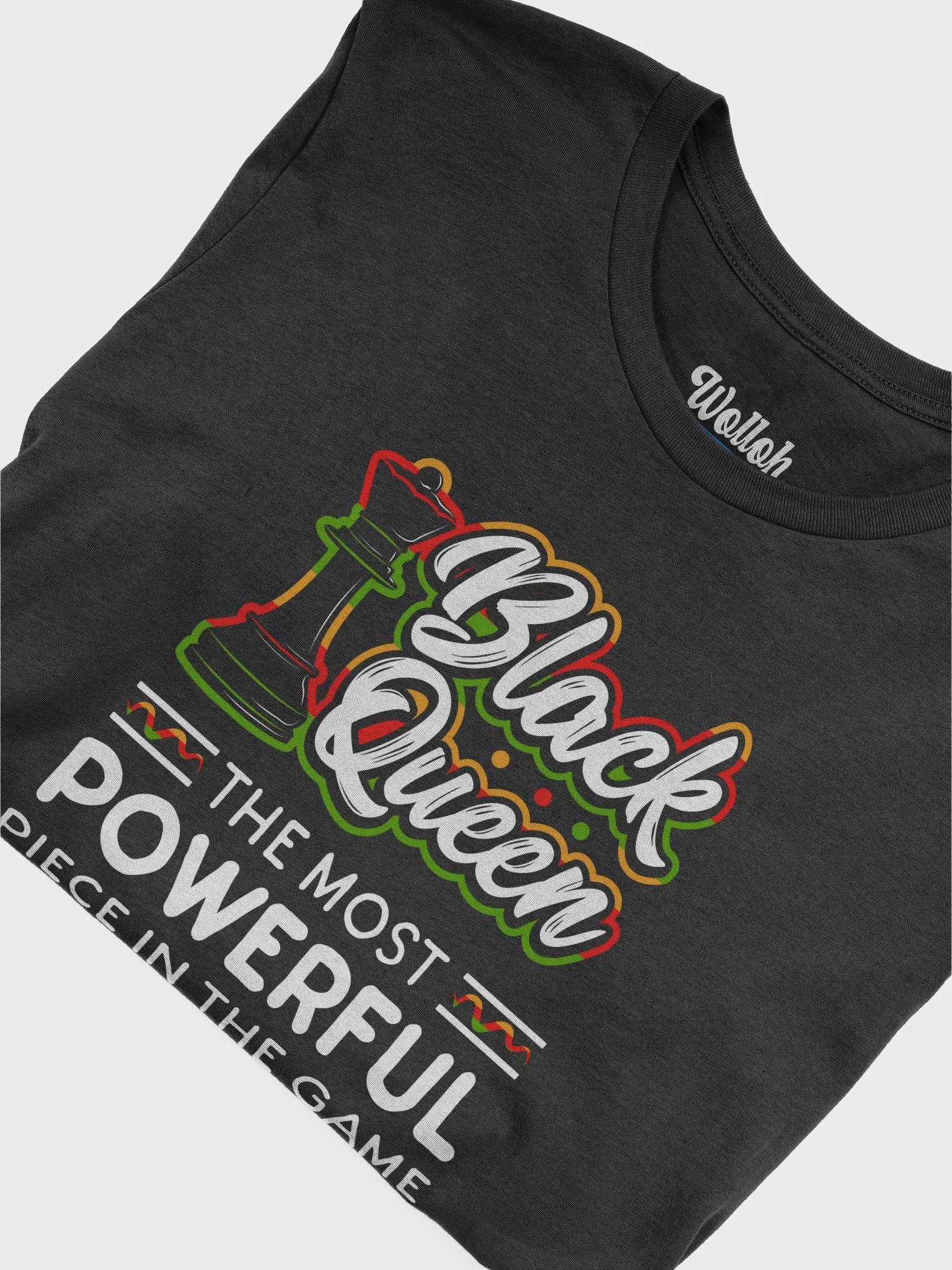 Black Queen T-Shirt – Black pride Juneteenth Meets Chess Strategy product image (6)