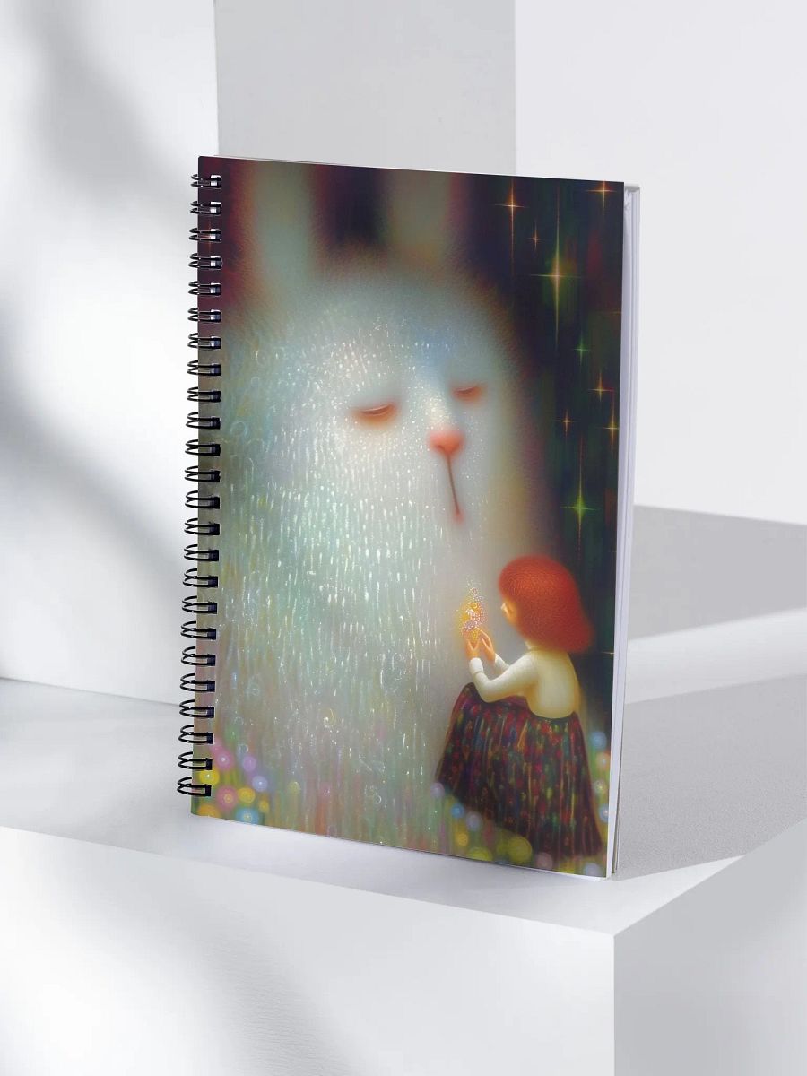 Whimsical Glow Spiral Notebook product image (4)