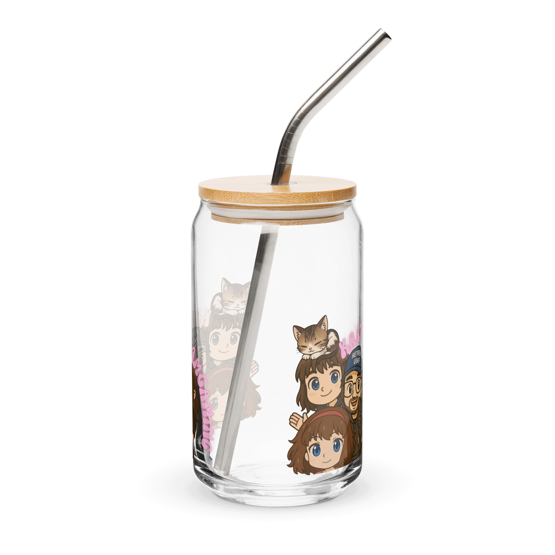 KFG Group Logo-Can Glass w/ Lid product image (1)