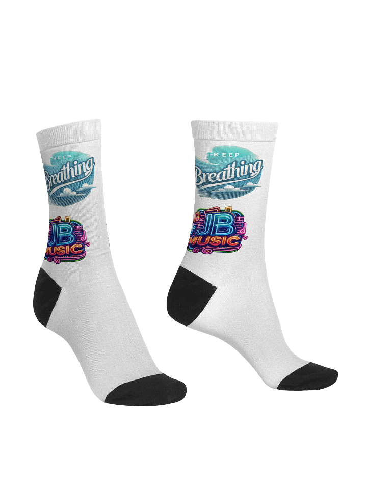 Neon Music Fusion Crew Socks product image (2)