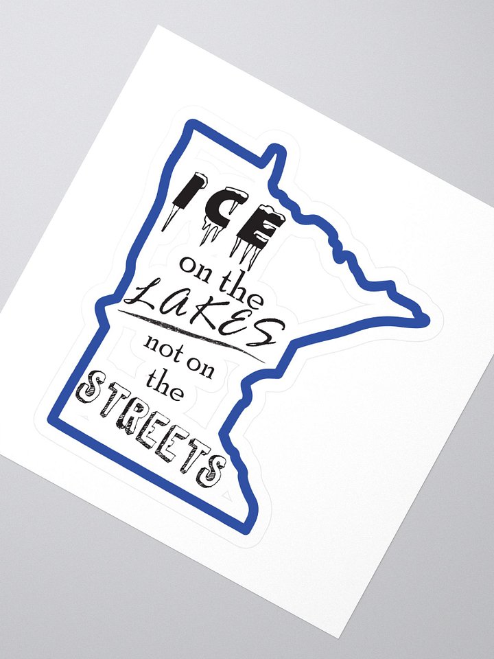 ICE belongs on Lakes (stickers) product image (2)