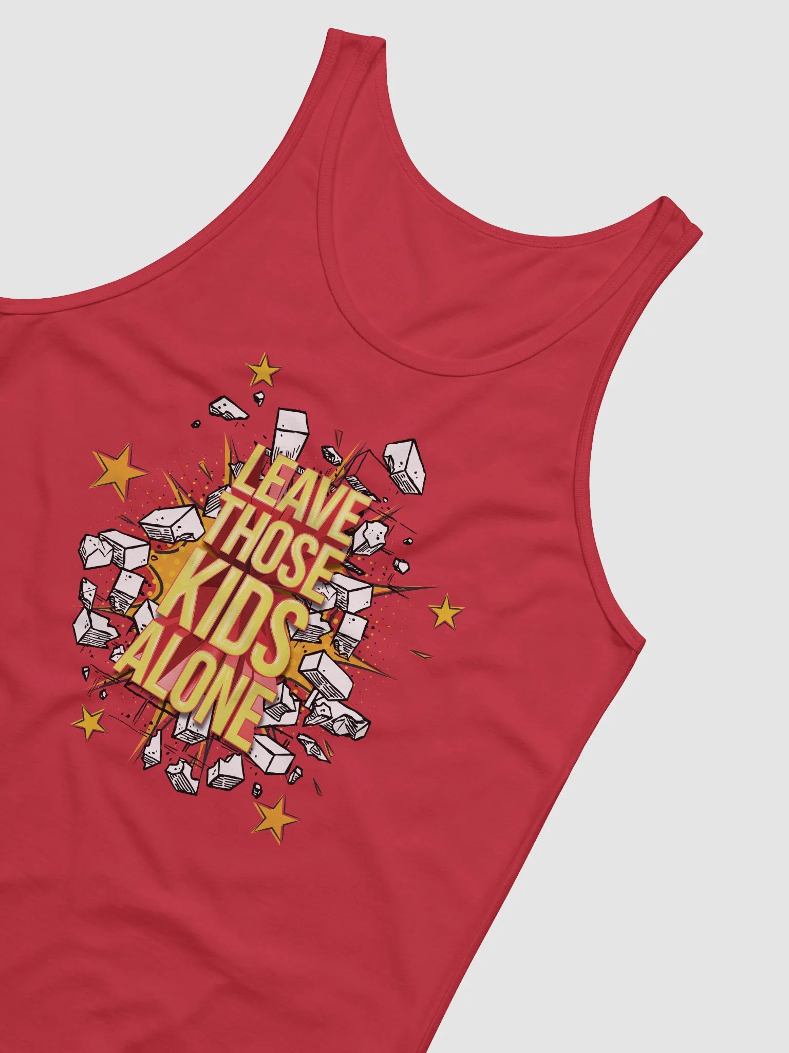 Exploding Bricks Logo Tank Top (Bella+Canvas Jersey Tank Top) product image (3)