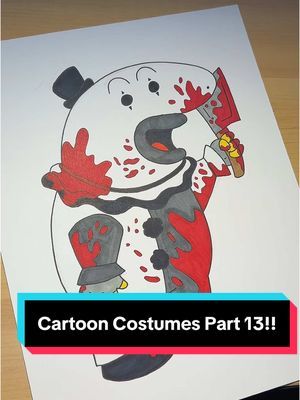 I love making these ! #fyp #halloween #halloween2024 #halloweencostume #halloweencountdown #terrifier #terrifier3 #smilingfriends #adultswim #meme #art #artistsoftiktok #drawing #viral 