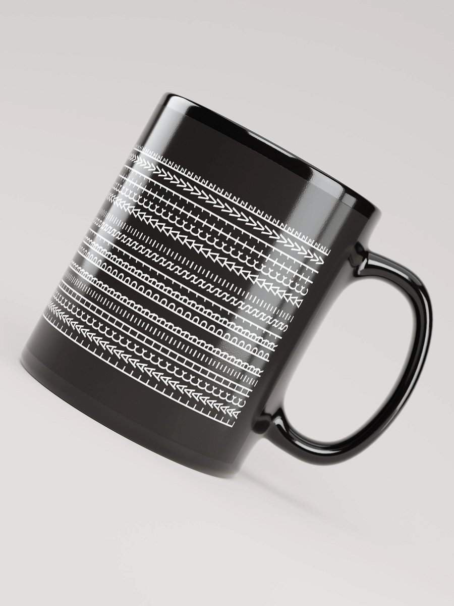 Mug Noir Codé Zen Blanc - Lacher Prise Activé - Cadeau élégant product image (4)