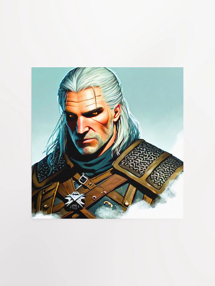 Rugged Wolf Warrior - Matte Poster product image (4)