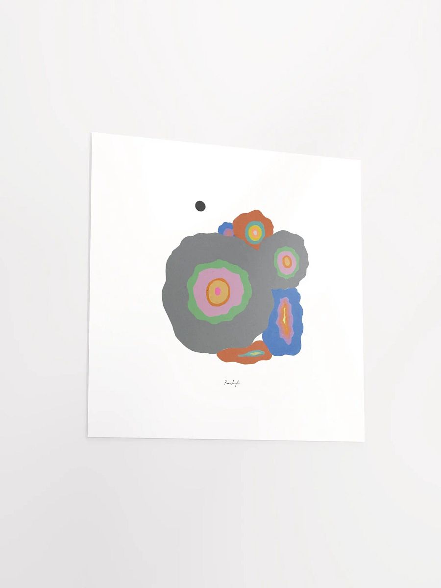 Abstract Stones Square Matte Print product image (11)